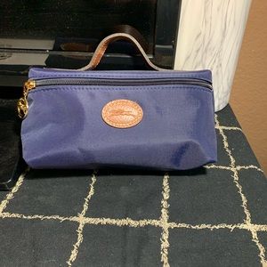 Longchamp Le Pilage Nylon Cosmetic Bag Navy